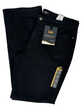 LEE Black Bootcut Jeans Size 16 *NEW*
